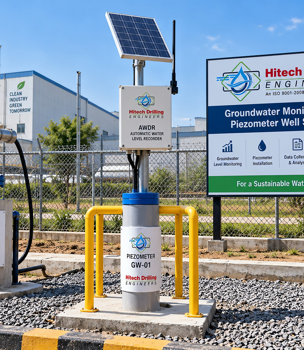 Piezometer & automatic water-level recorder